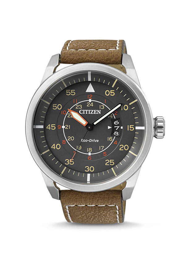 

Мужские наручные часы Aw1360-12H Citizen, коричневый