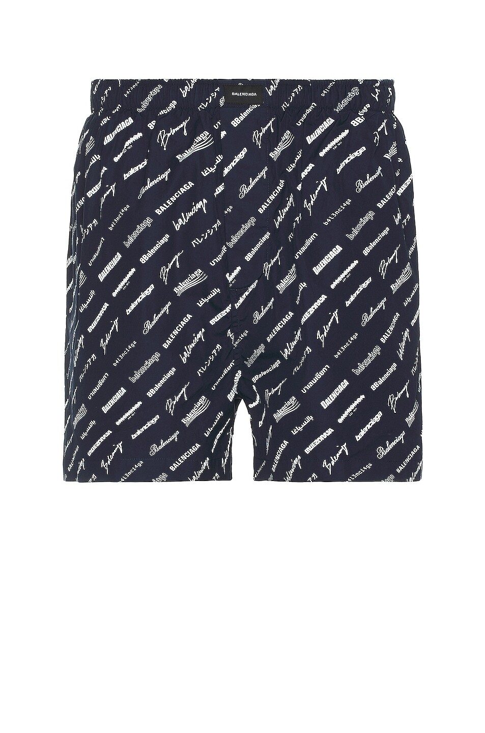 

Шорты Balenciaga Logomania Pyjama, цвет Marine & Dirty White