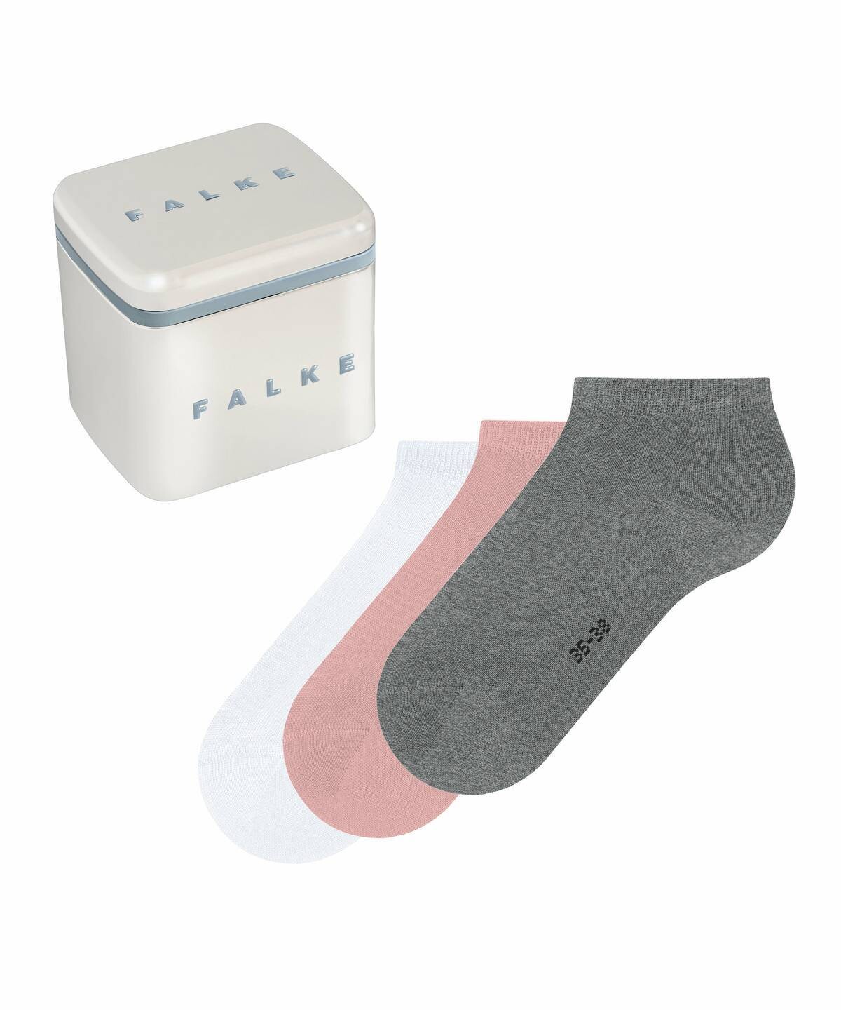 

Носки Falke 3 шт, цвет Rosa/Weiß/Grau