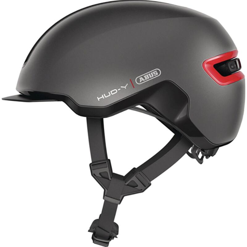Велосипедный шлем ABUS Hud-Y Ace тёмно-серый