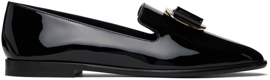 

Черные лоферы New Vara Plate Ferragamo