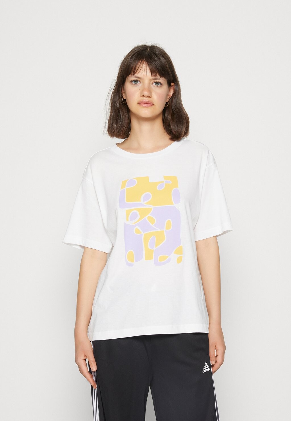 

Футболка с принтом Monki, Коричневый