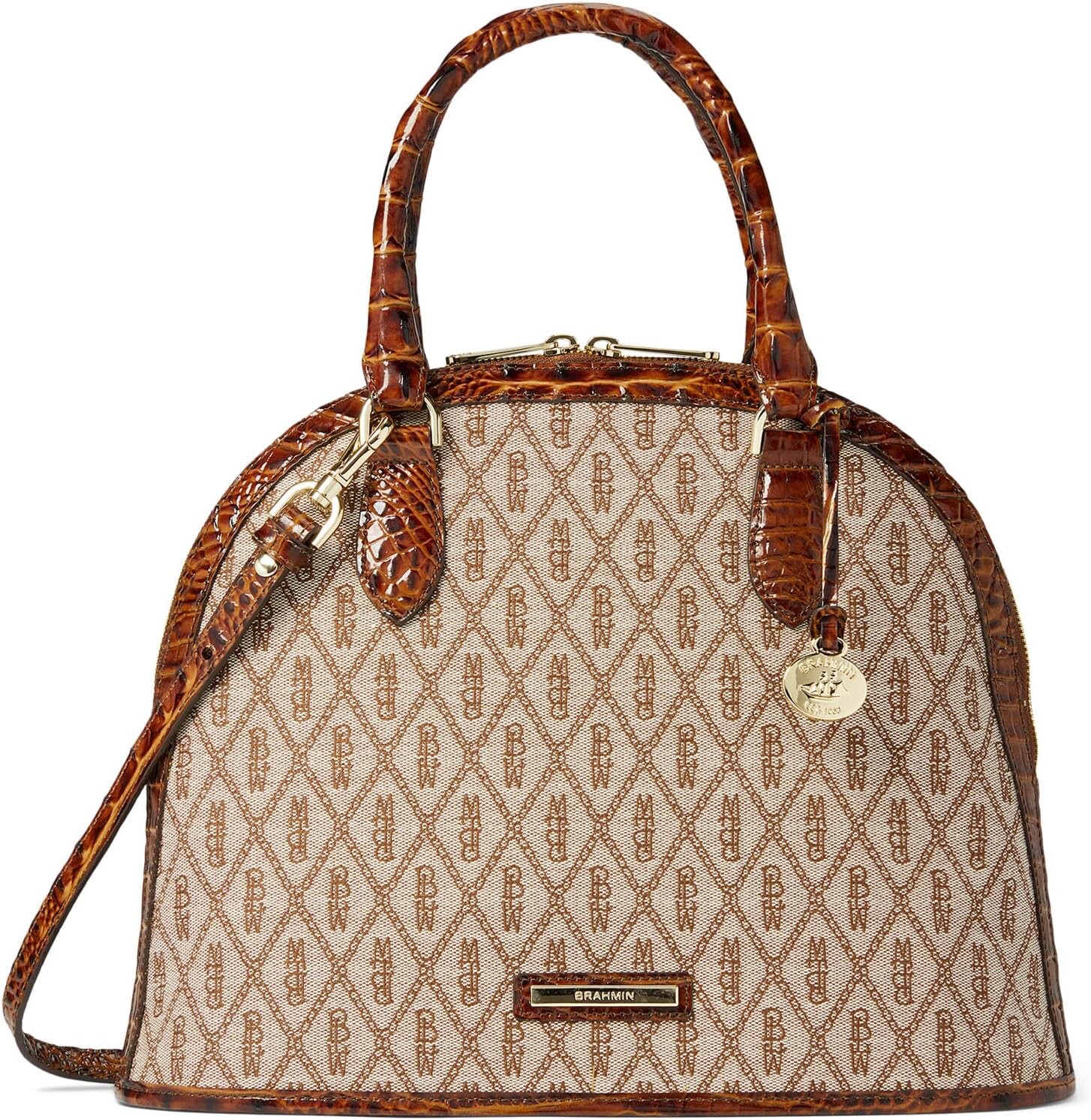 

Сумка Harborlight Georgina Satchel Brahmin, цвет Pecan