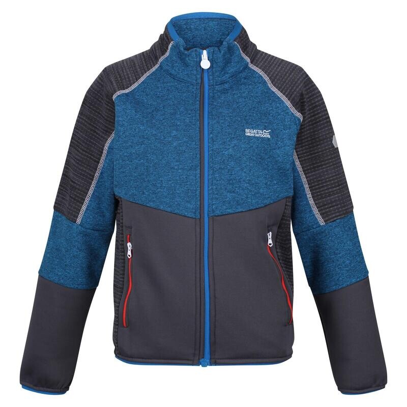 

Куртка Oberon V Softshell для мальчиков/девочек Imperial Blue, India Grey REGATTA, цвет azul