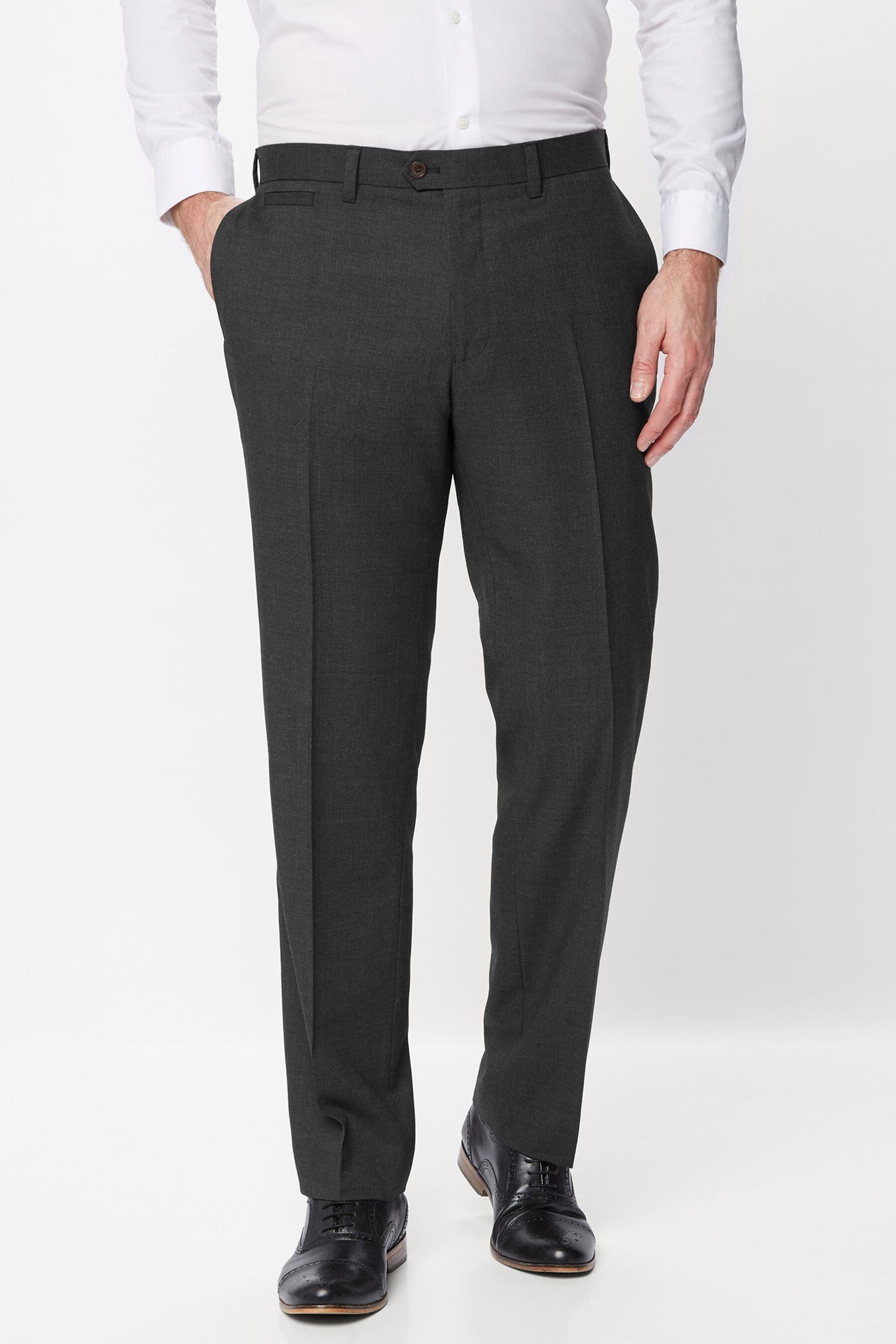 Фактурные брюки из смесовой шерсти Next, серый жилет motionflex из смесовой шерсти next серый