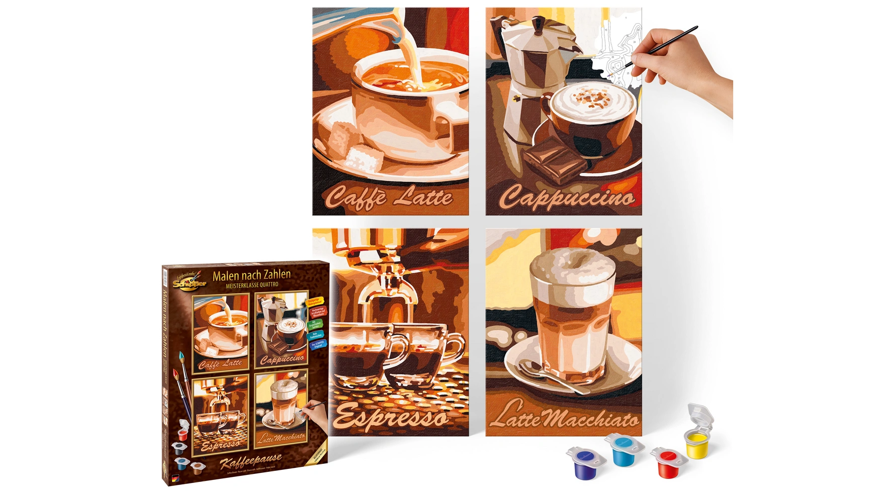 Картина Schipper по номерам группа мотивов Quattro кофе-брейк настольная игра кофе брейк