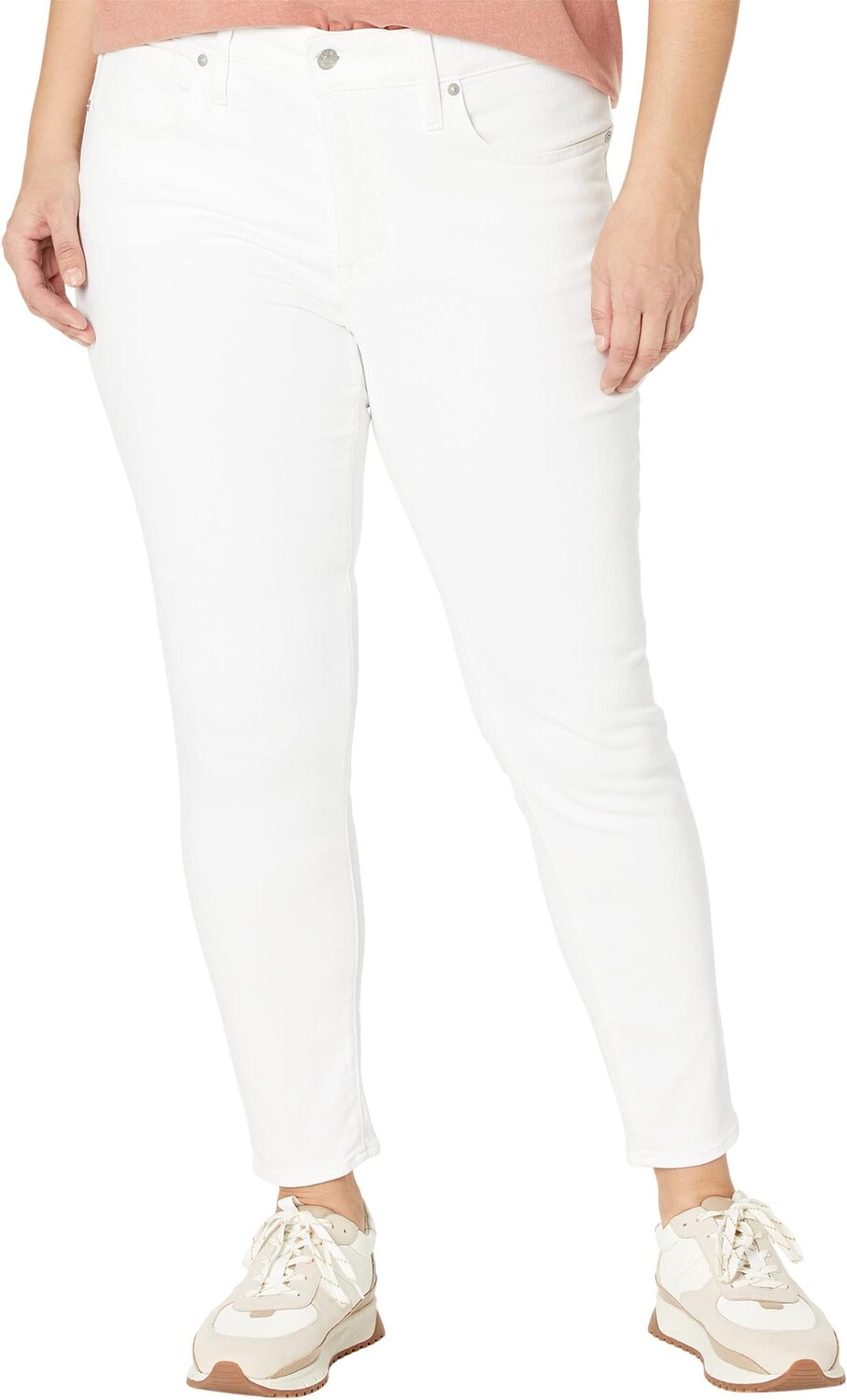 

Джинсы Plus 9" Mid-Rise Crop in Pure White Madewell, цвет Pure White