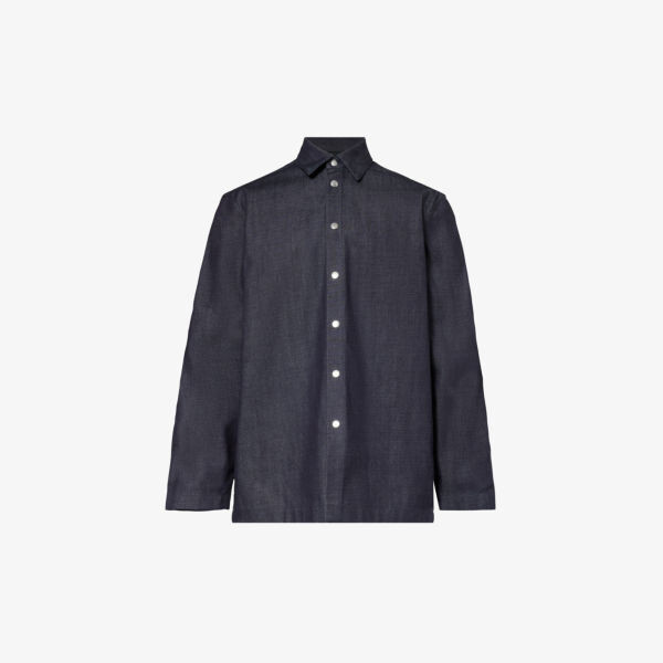 

Джинсовая рубашка классического кроя Jil Sander, цвет magnet