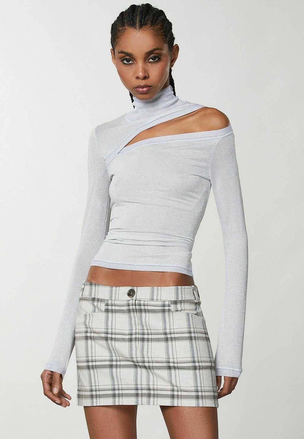 

Свитшот Patrizia Pepe СВИТЕР, цвет mineral gray lurex