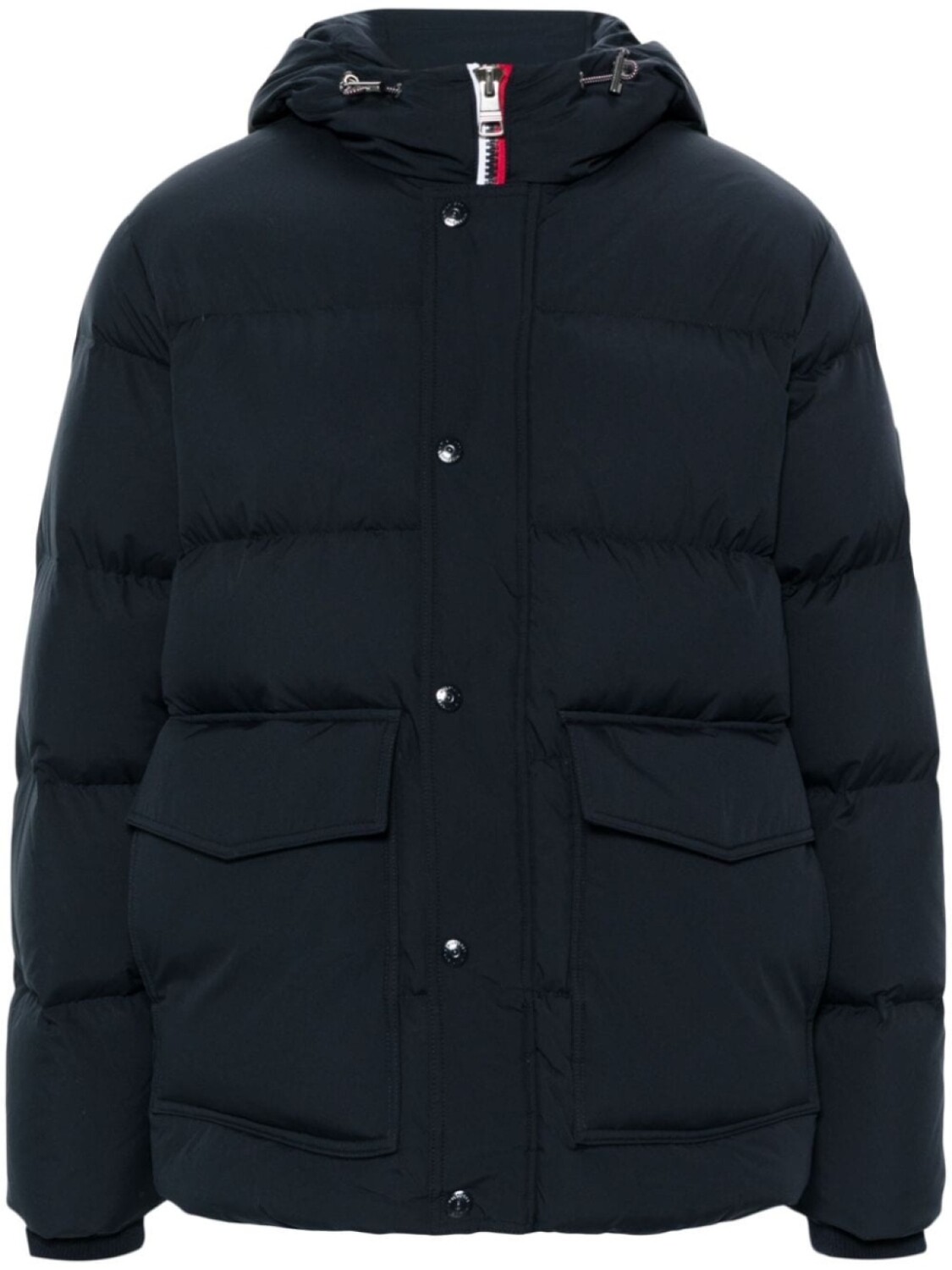 

Tommy Hilfiger пуховик с нашивкой-логотипом, синий