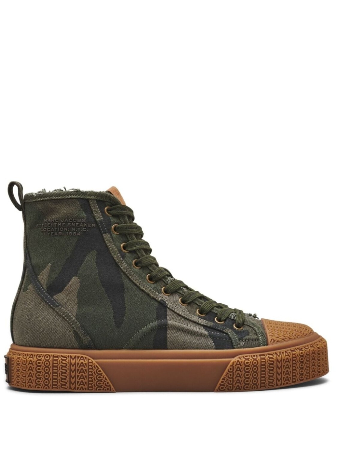 

Marc Jacobs высокие кеды The Camo Jacquard, зеленый