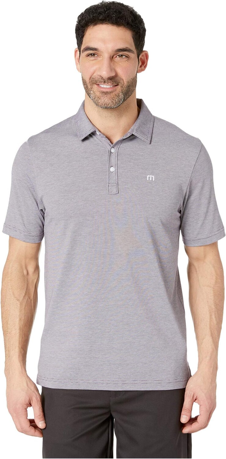 

Цинна Поло TravisMathew, цвет Blackberry Cordial/White
