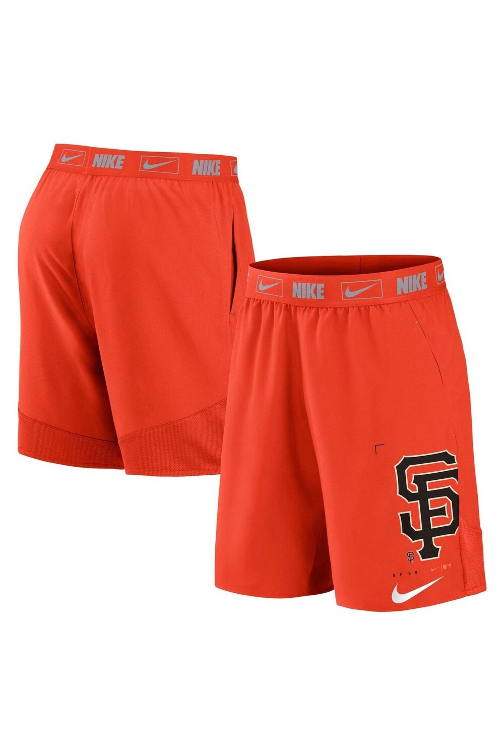 

Тканые шорты San Francisco Giants Bold Express Nike, красный