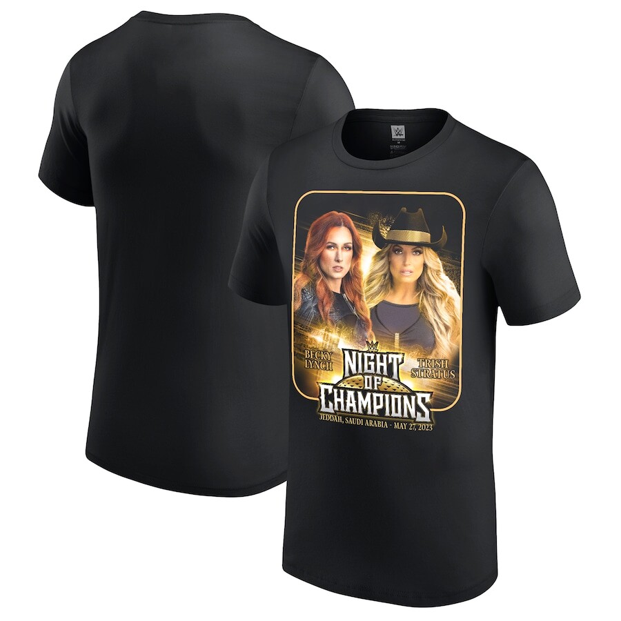 

Футболка с коротким рукавом WWE Authentic Becky Lynch, черный