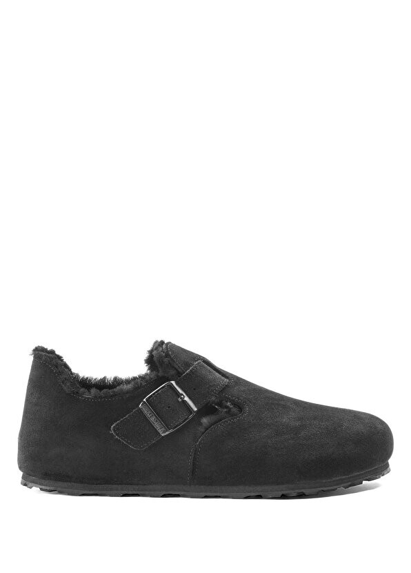 

Мужские замшевые лоферы london с черной дубленкой Birkenstock