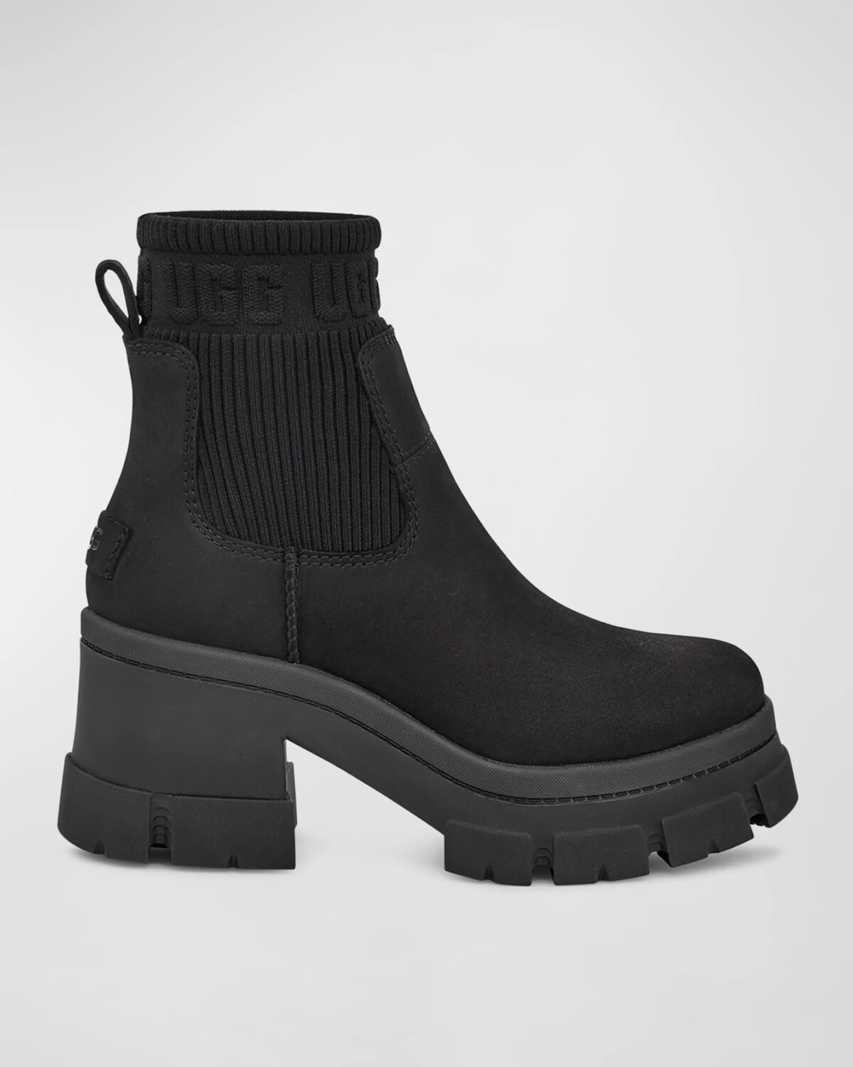

Замшевые ботинки челси Brooklyn с вязаными носками Ugg, черный
