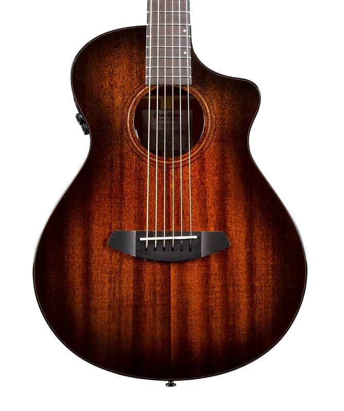 цена Акустическая гитара Breedlove Wildwood Pro Companion Suede CE Acoustic Electric Guitar African Mahogany