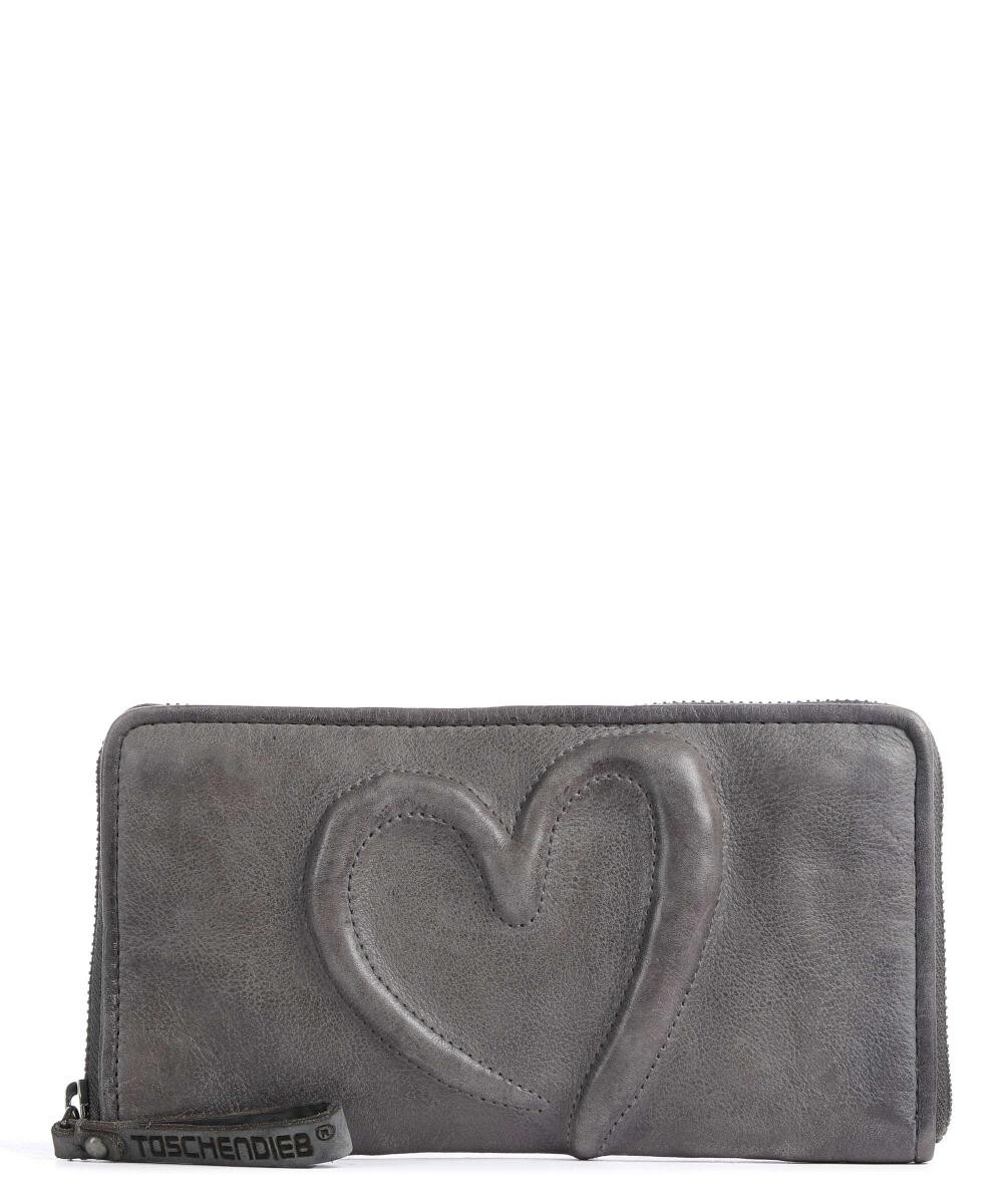 

Кошелек Herzgasse 5 из зерненой кожи Taschendieb Wien, серый