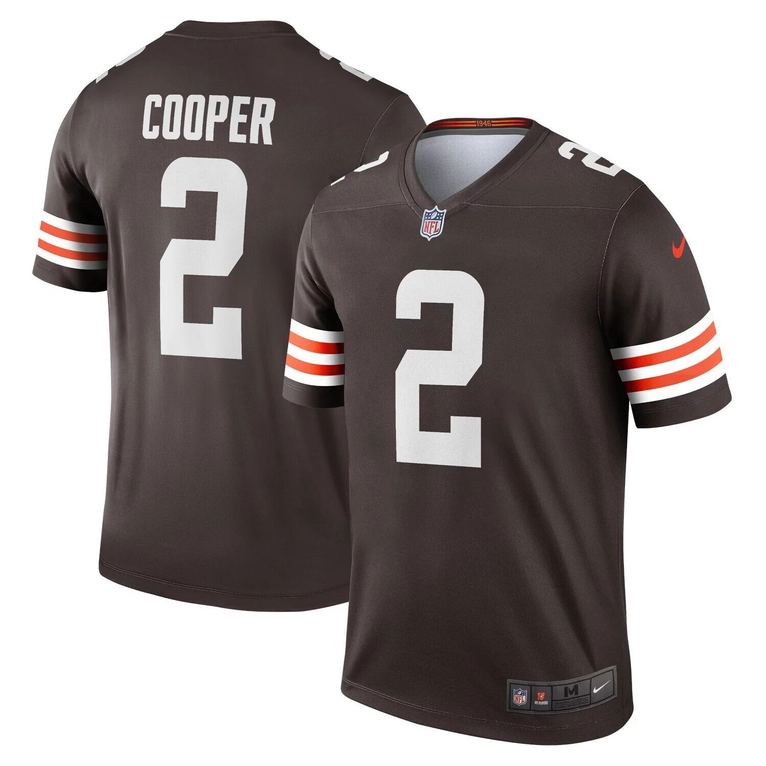 

Мужское джерси Amari Cooper Brown Cleveland Browns Legend Nike