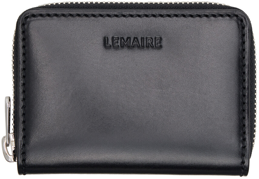 

Черный компактный кошелек LEMAIRE