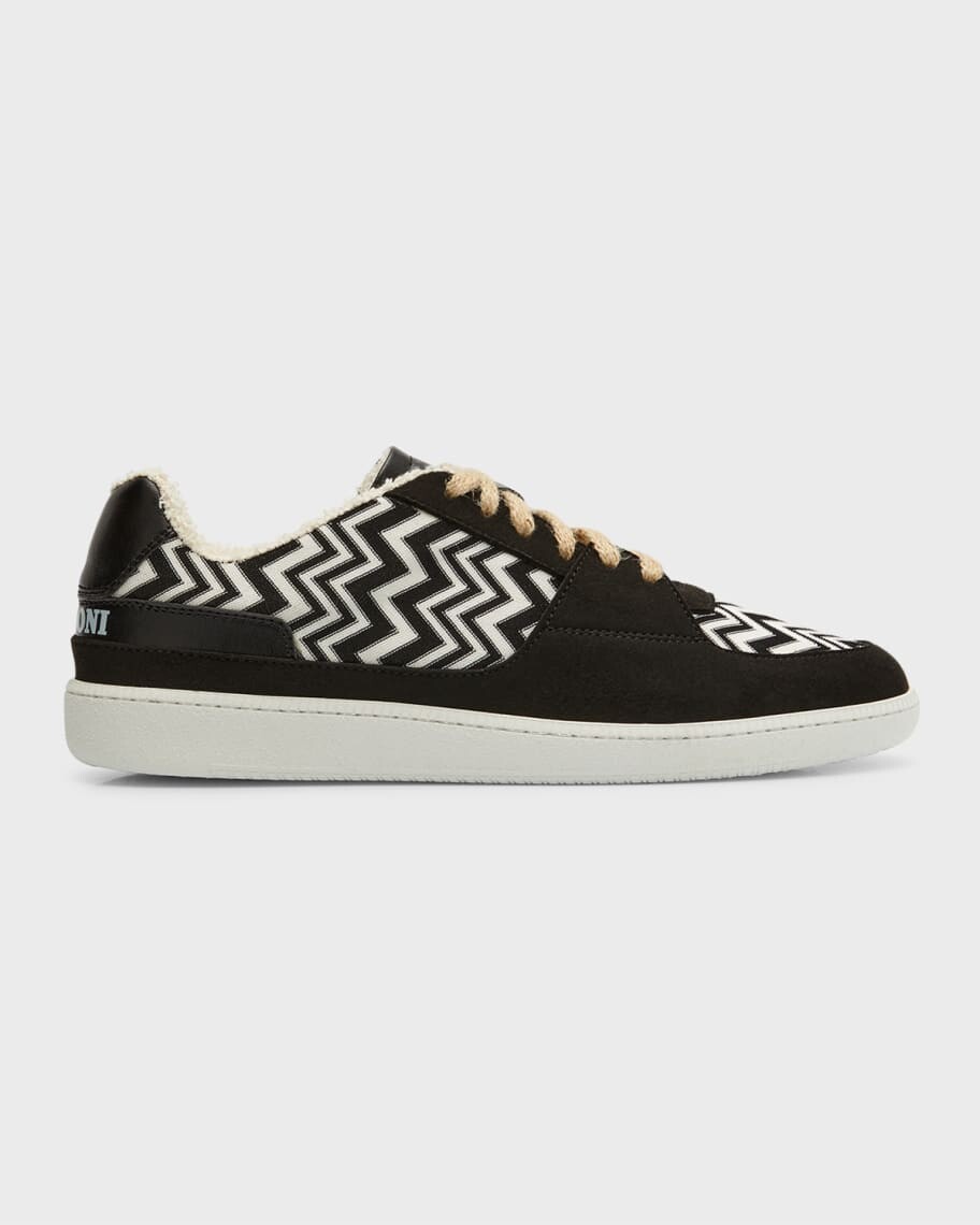

Мужские кроссовки Missoni Replica Zigzag Canvas Low-Top, черный