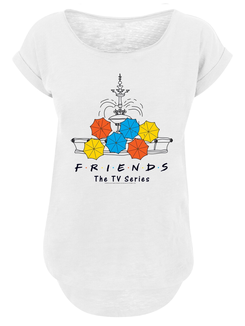 

Рубашка F4NT4STIC Friends -WHT, пестрый белый