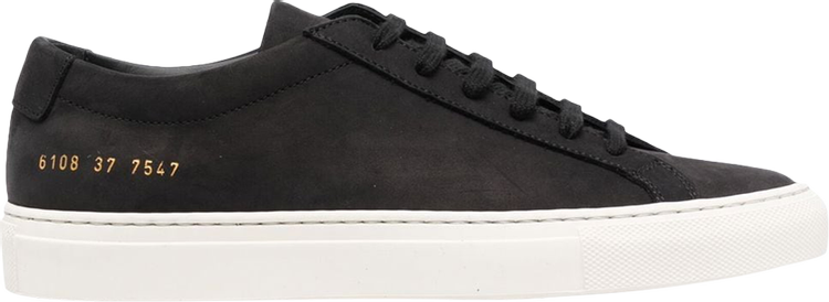 

Кроссовки Common Projects Wmns Achilles Low 'Black Nubuck', черный