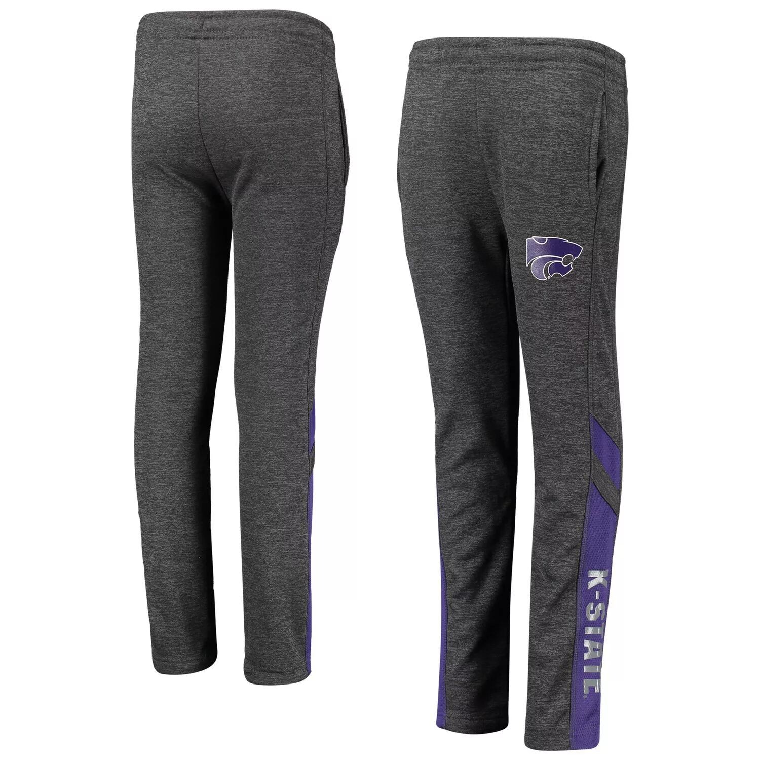 

Темно-угольные флисовые брюки Youth Colosseum Kansas State Wildcats Colosseum