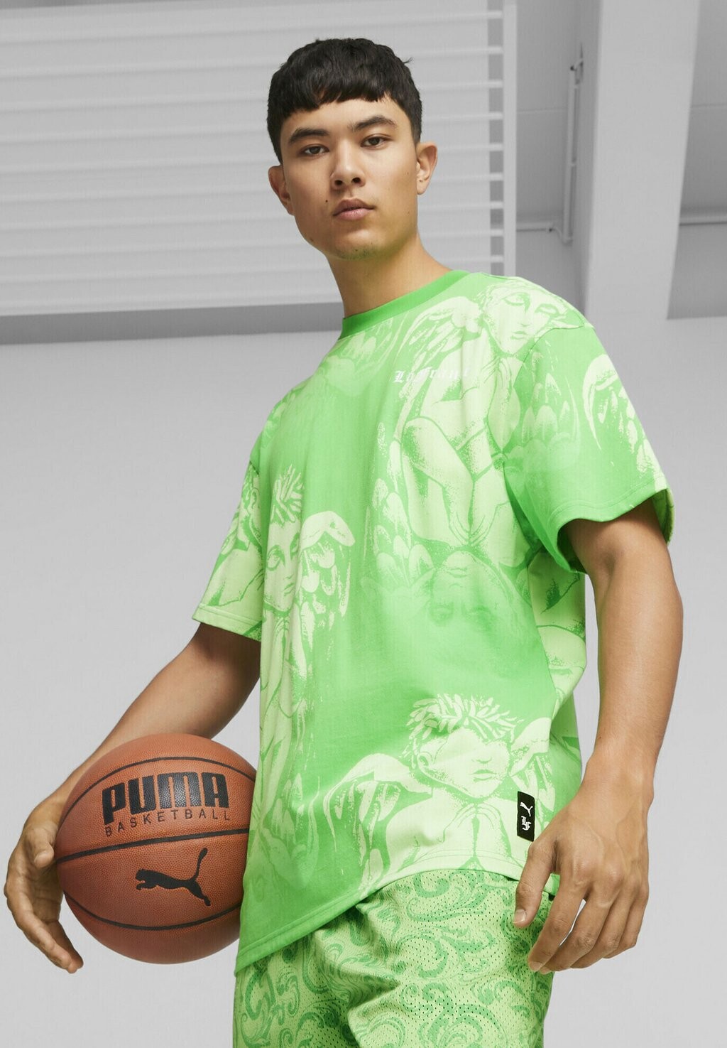 

Футболка с принтом HOOPS X LAFRANCE Puma, зеленый