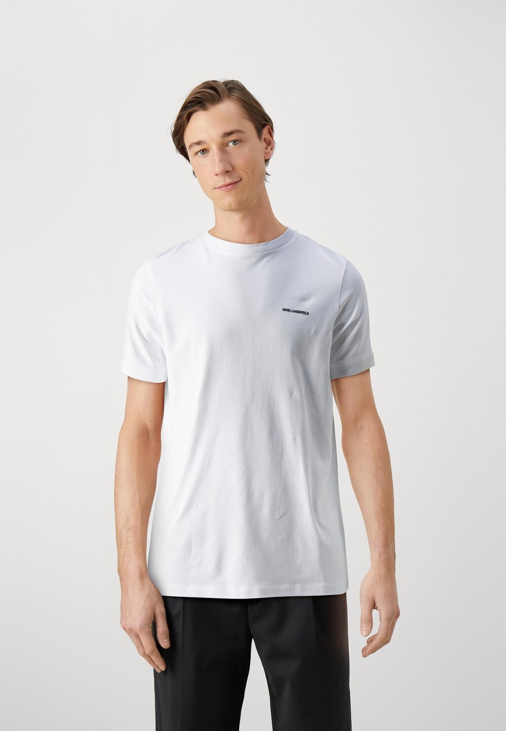 

Футболка базовая CREWNECK KARL LAGERFELD, цвет white