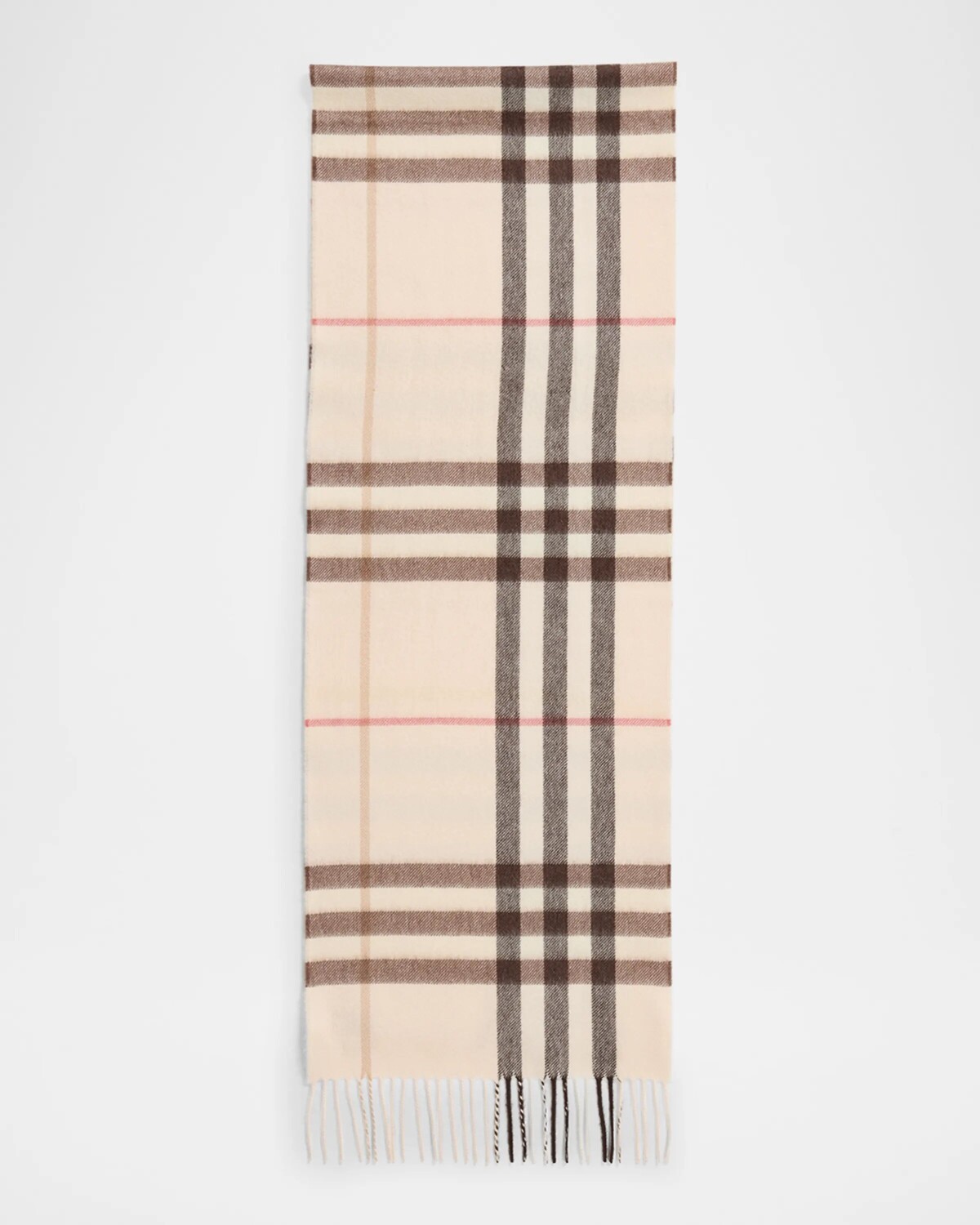 

Кашемировый шарф с принтом Giant Check Burberry, цвет Alabaster