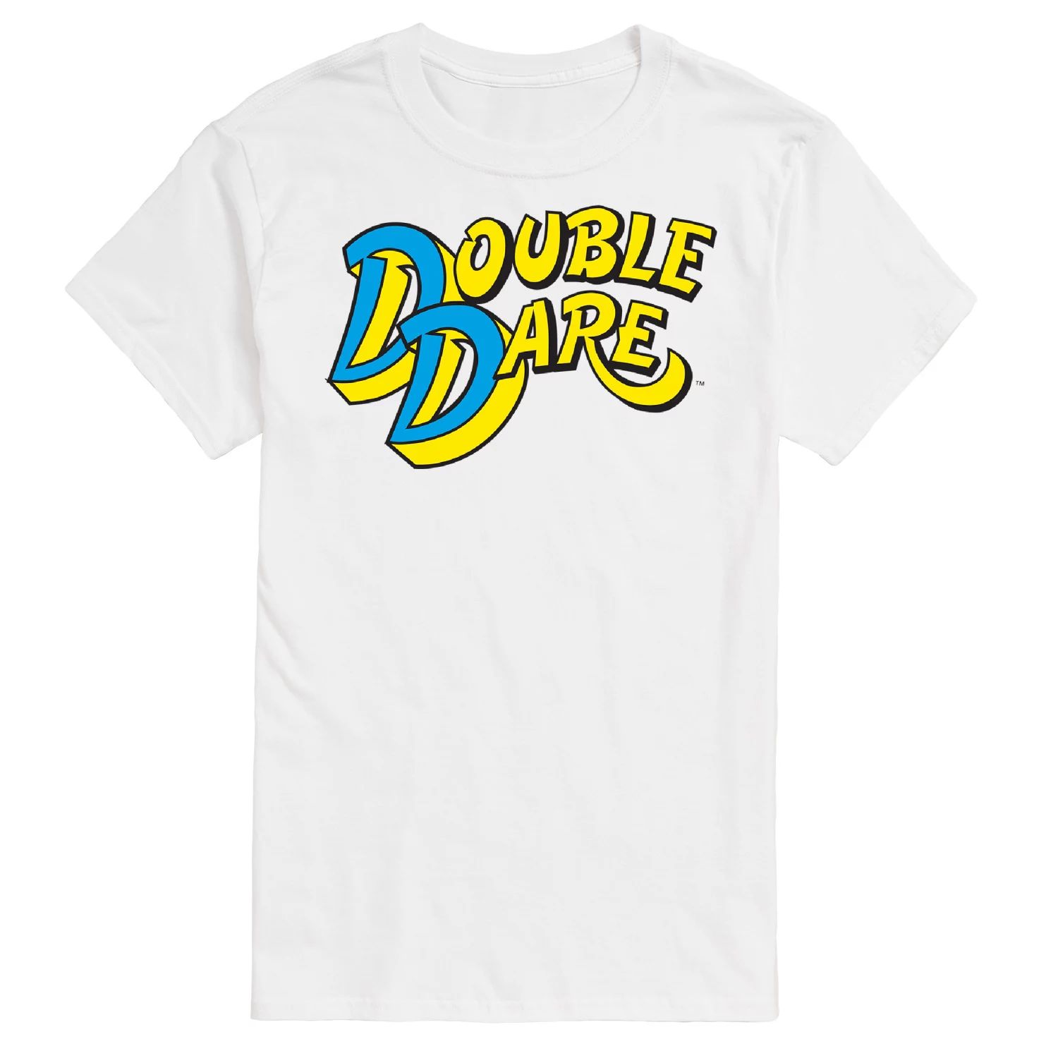 Футболка Big & Tall Double Dare I Dare You с графическим рисунком License, белый