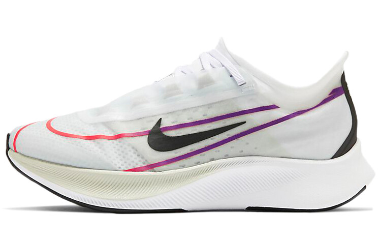 

Женские беговые кроссовки Nike Zoom Fly 3 белый/фиолетовый