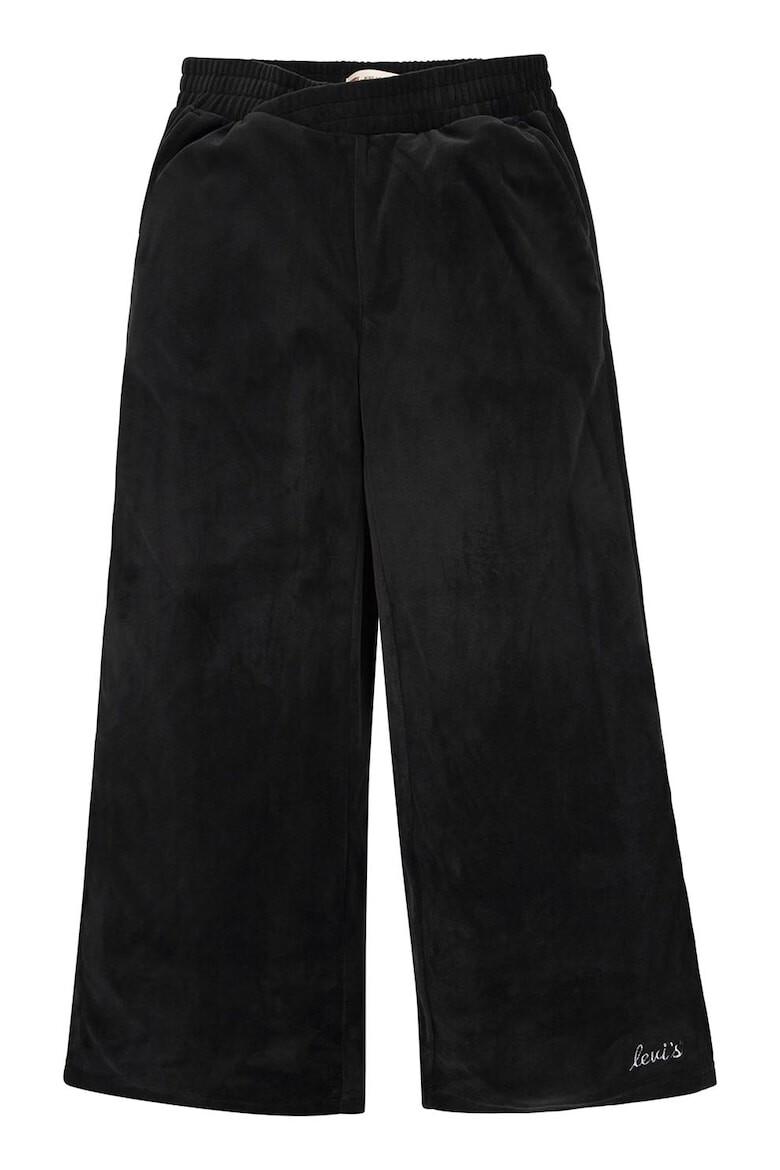 

Бархатные брюки с широкой штаниной Levi'S, черный