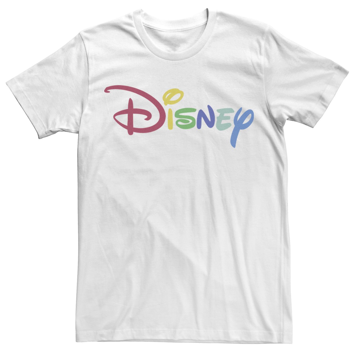 цена Мужская футболка с логотипом Disney Rainbow Licensed Character