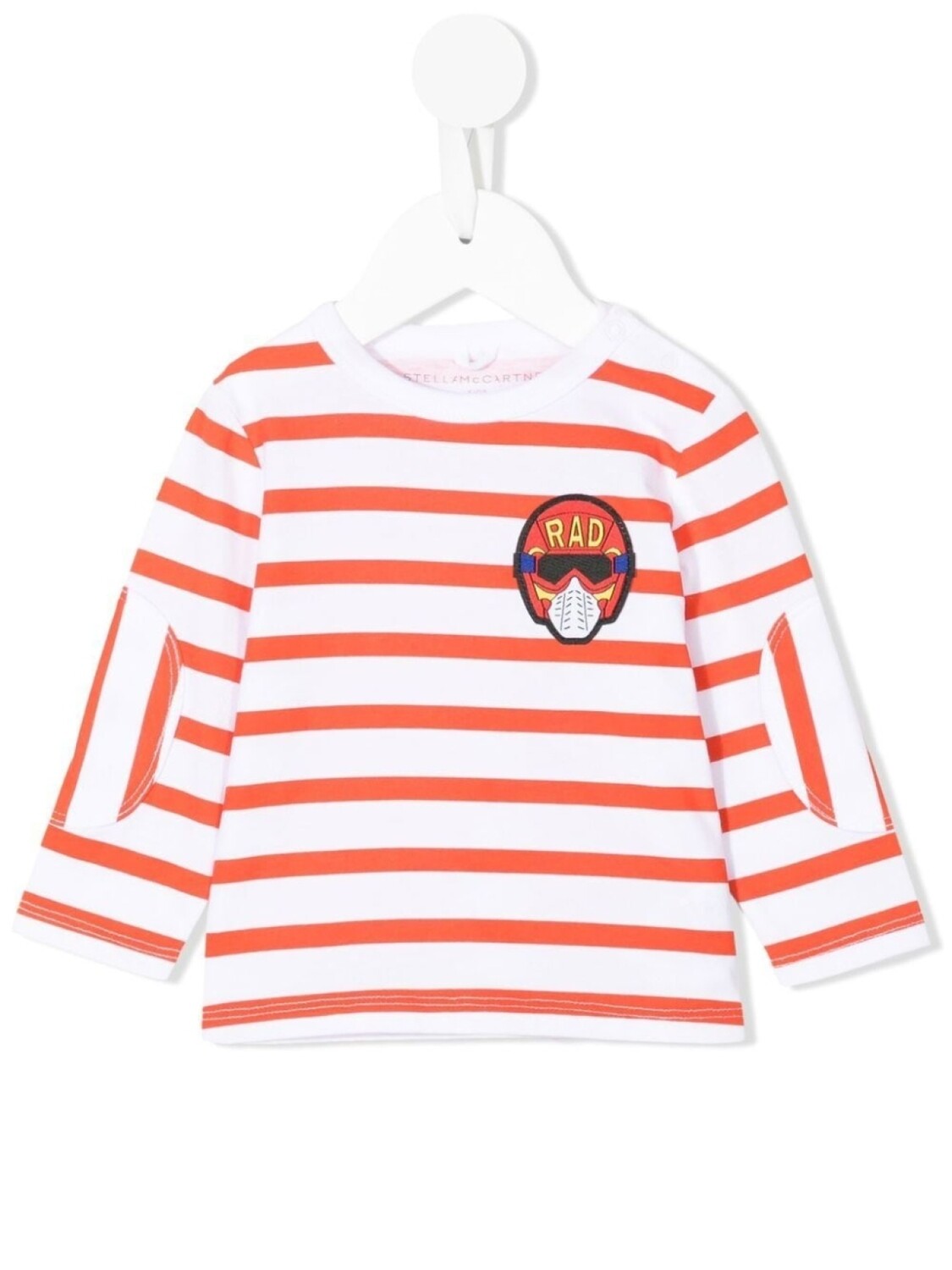 

Stella McCartney Kids футболка Rad в полоску, белый