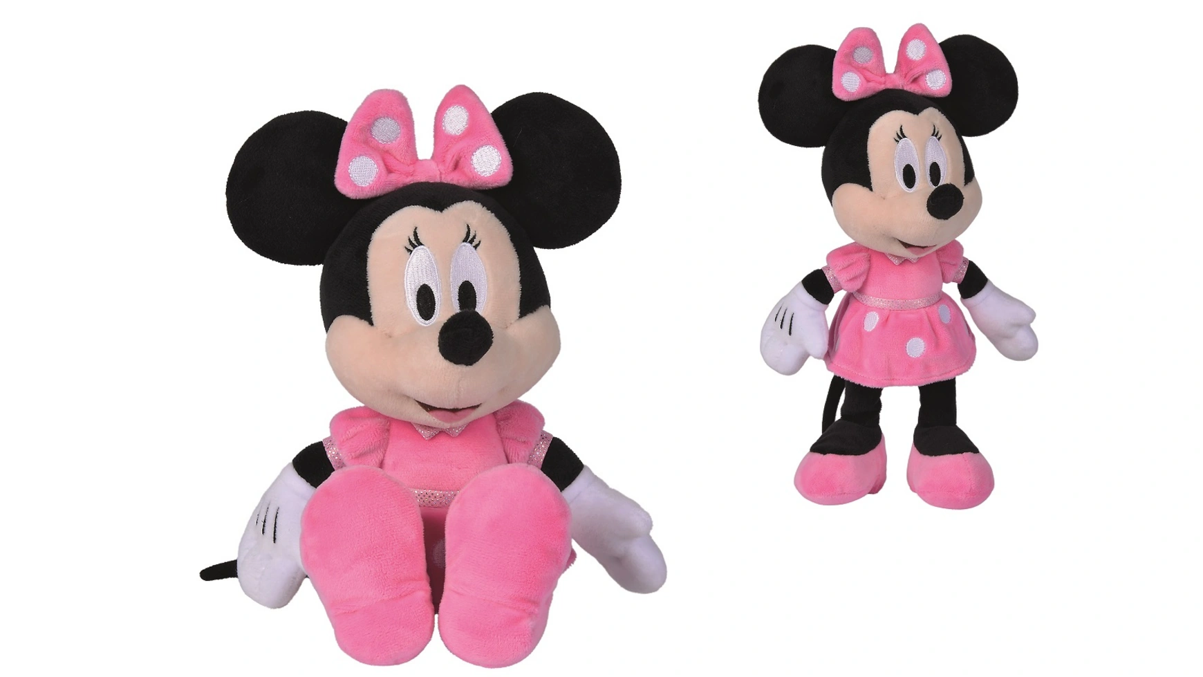 

Плюшевая минни маус disney минни розовая, 25см Simba