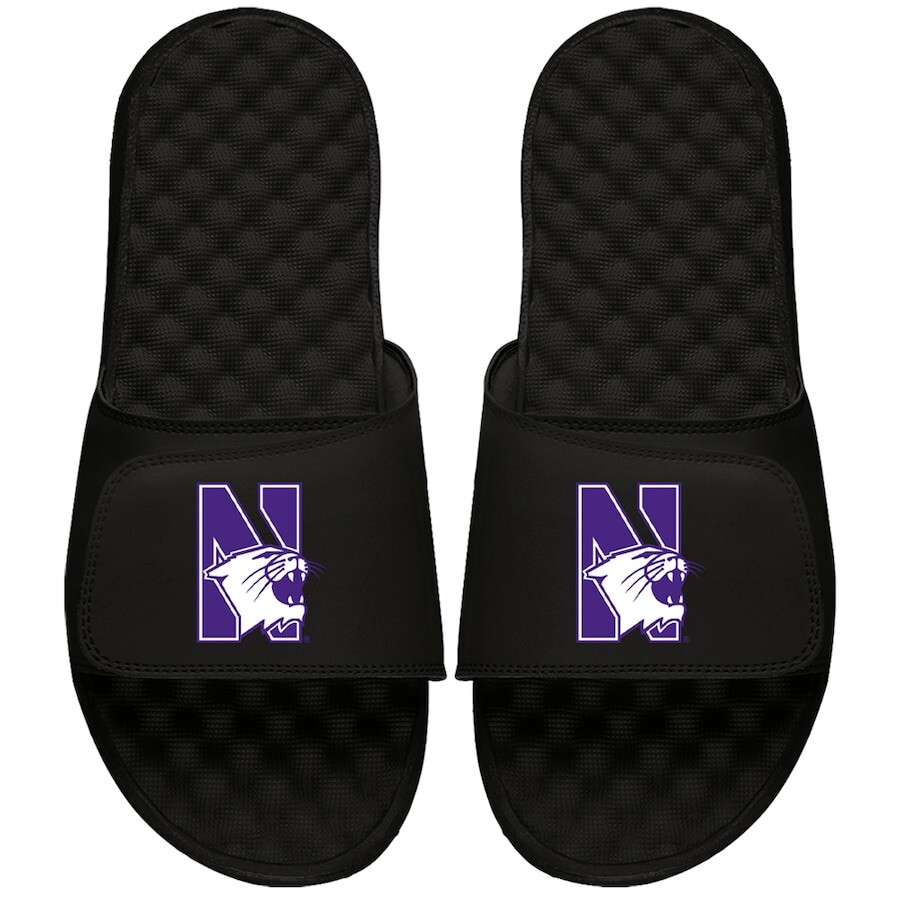 

Шлепанцы ISlide Northwestern Wildcats, черный