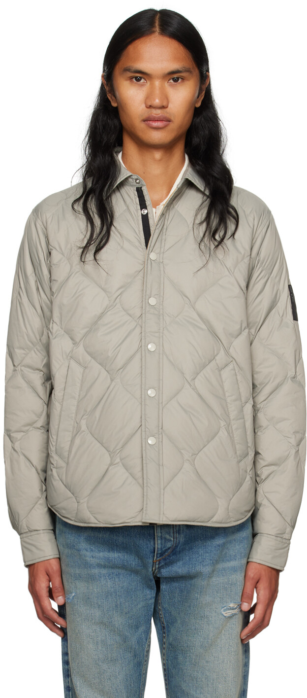 

Серый пуховик Dane rag & bone