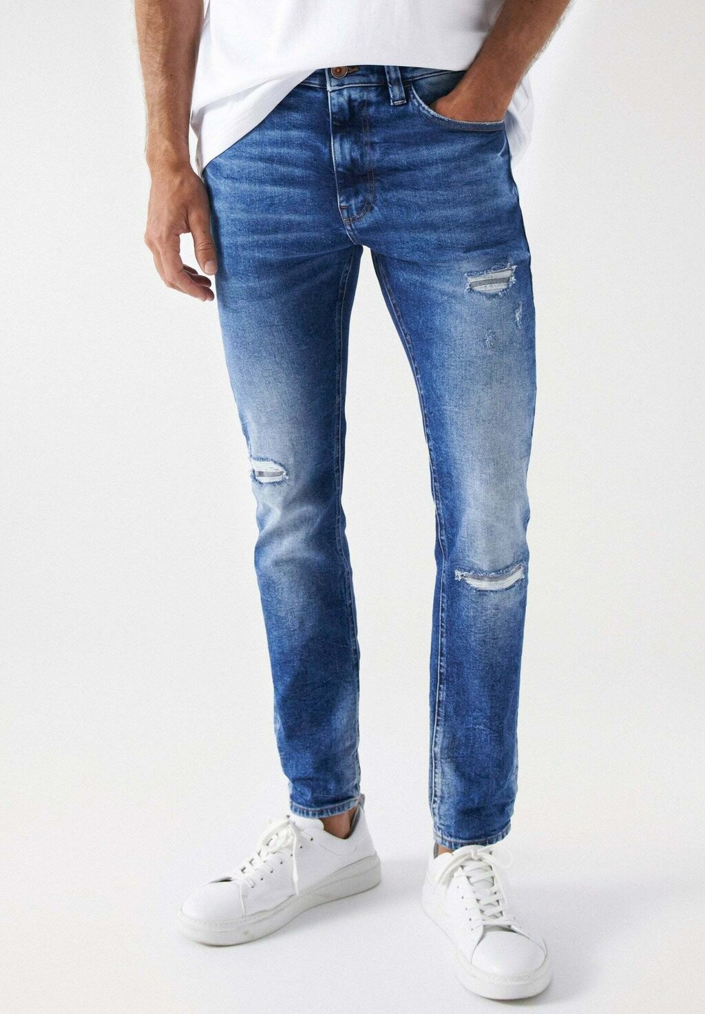 Джинсы узкого кроя Salsa Jeans, синий