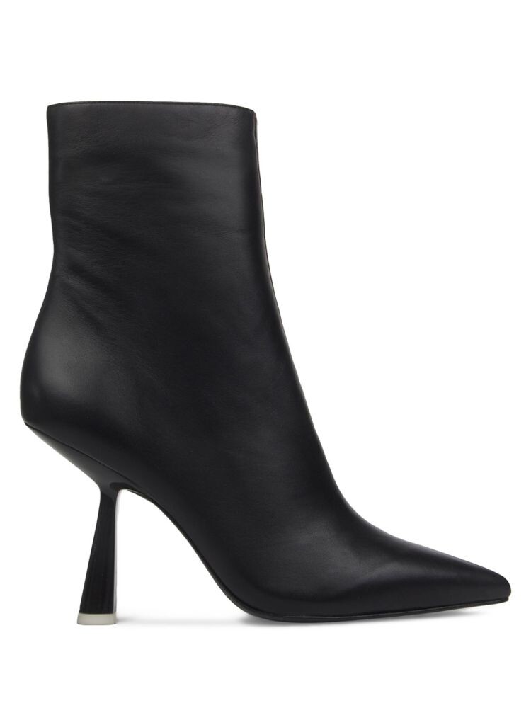 

Кожаные ботильоны Jelena на высоком каблуке Black Suede Studio, черный