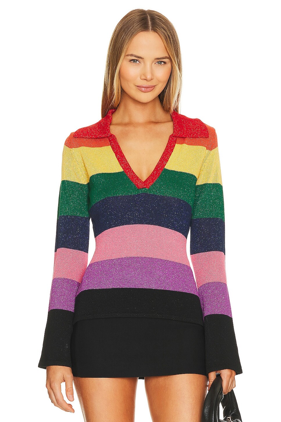 

Топ Olivia Rubin Jordan Knit, цвет Rainbow Stripe