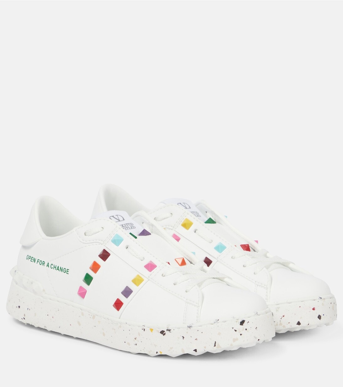 

Кроссовки Rockstud Untitled из искусственной кожи Valentino Garavani, белый