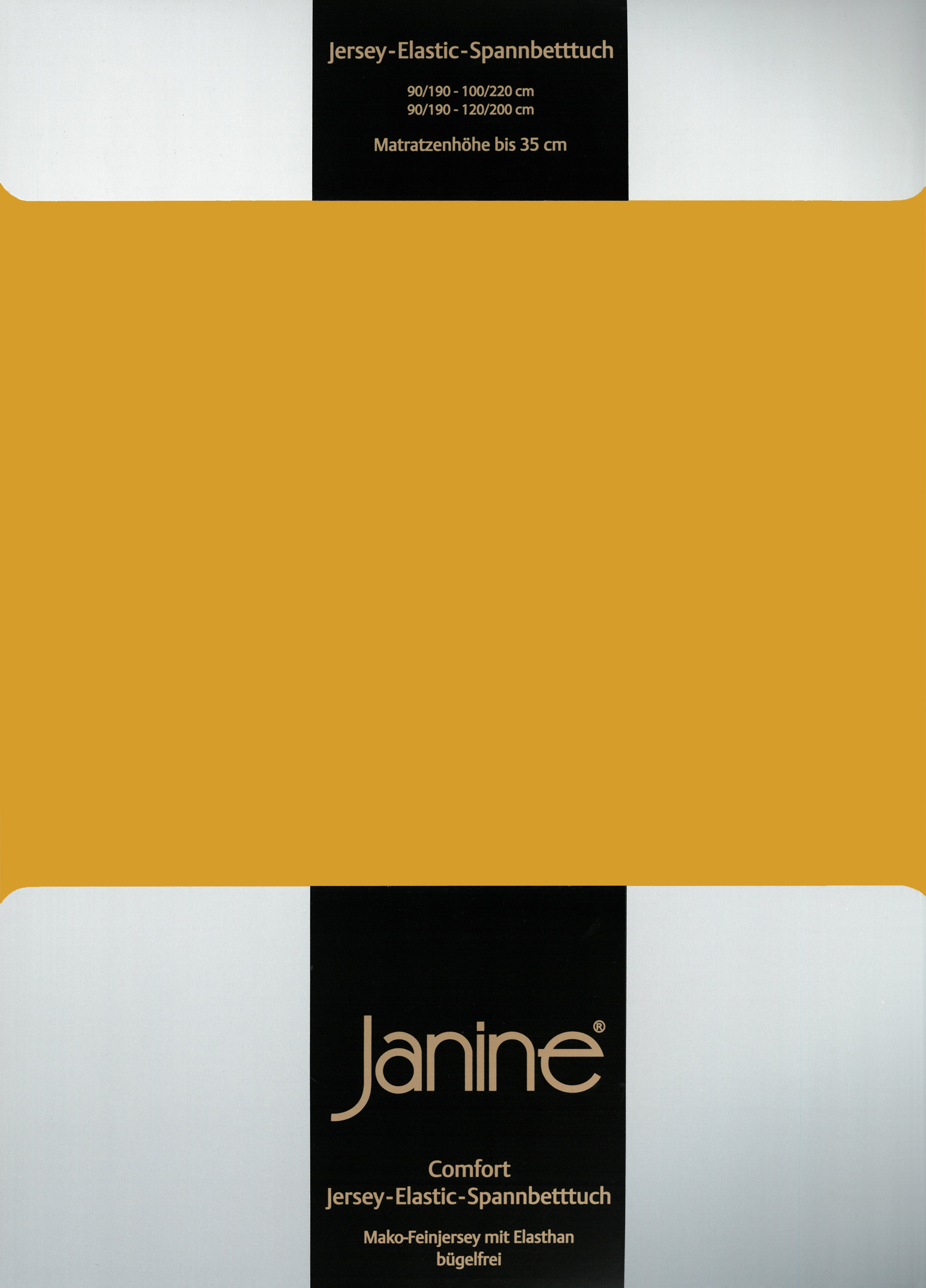 Простыня Janine Elastic Jersey, цвет honiggold