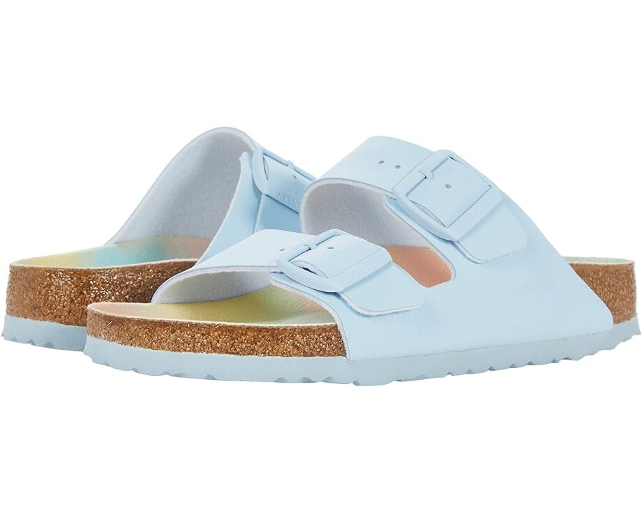 

Сандалии Birkenstock Arizona Earthy Vegan, цвет Ombre Finished Sky Birkibuc
