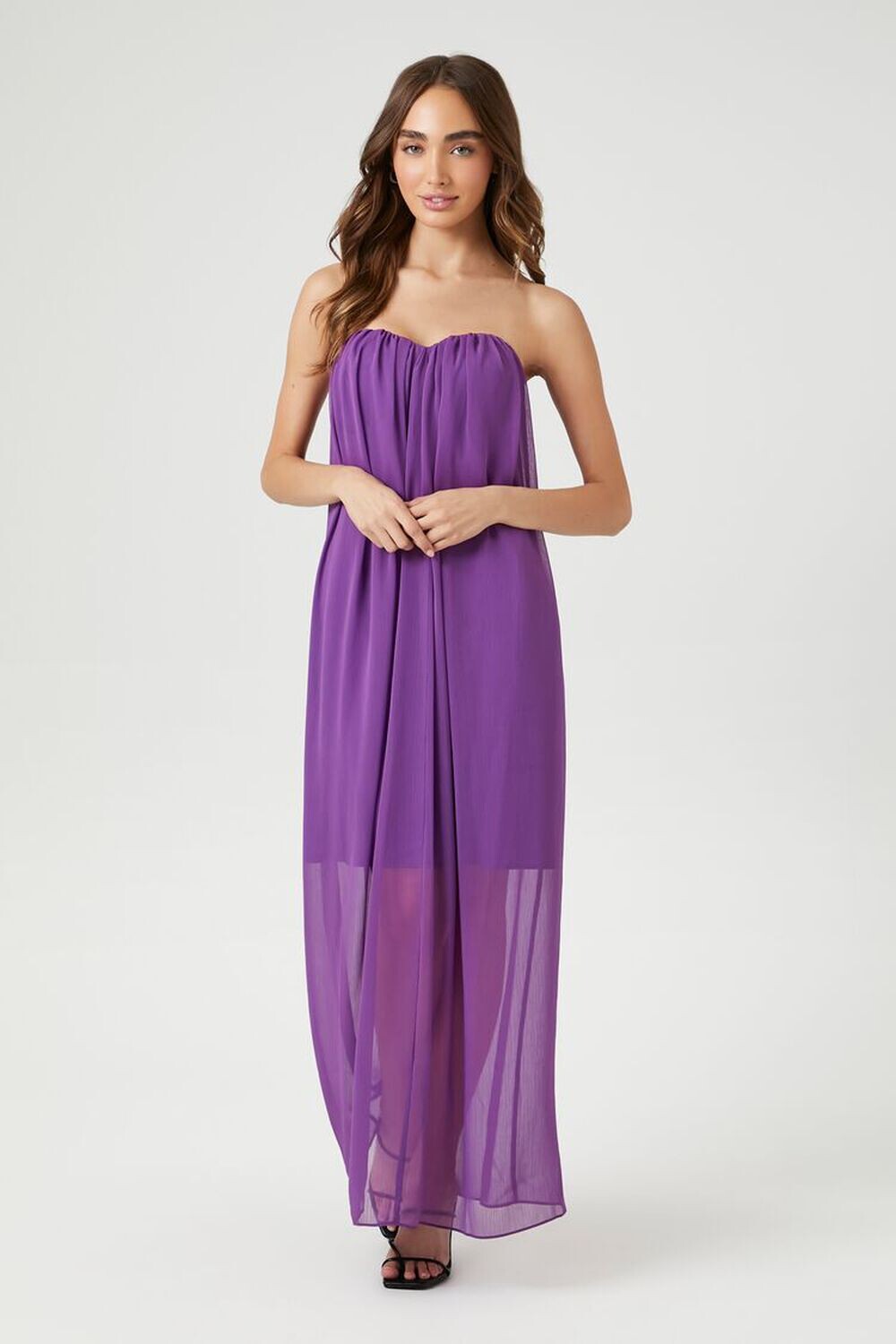 

Шифоновое платье макси с сердечком Forever 21