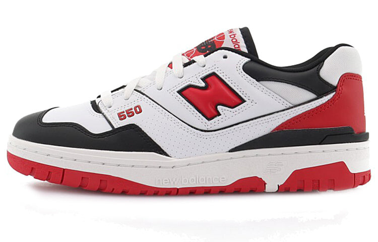 

Кроссовки New Balance 550, белый / красный / черный