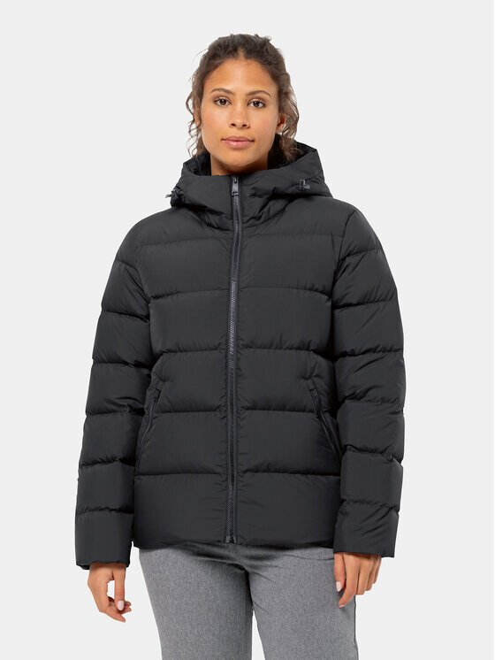 

Пуховик стандартного кроя Jack Wolfskin, черный