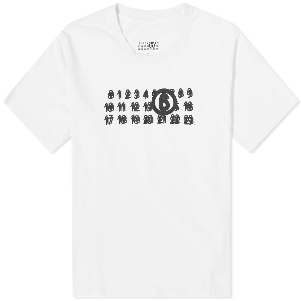 

Футболка с тройным логотипом MM6 Maison Margiela
