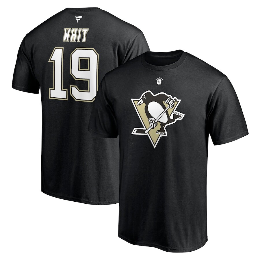 

Футболка с коротким рукавом Fanatics Branded Pittsburgh Penguins, черный
